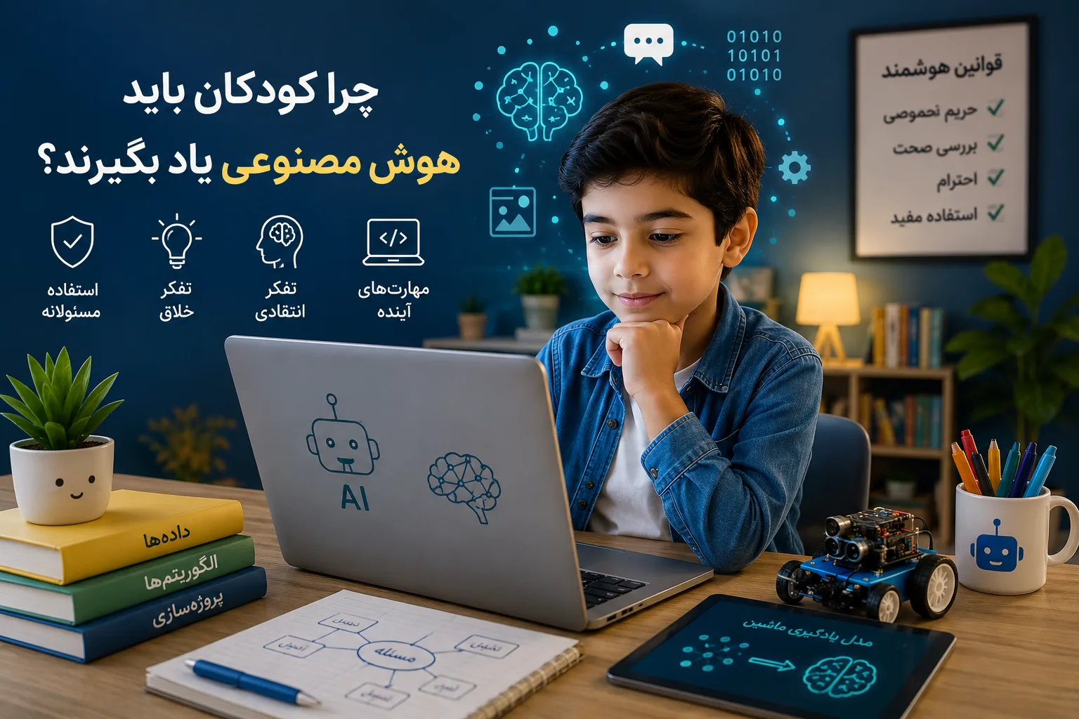 چرا کودکان باید هوش مصنوعی یاد بگیرند؟